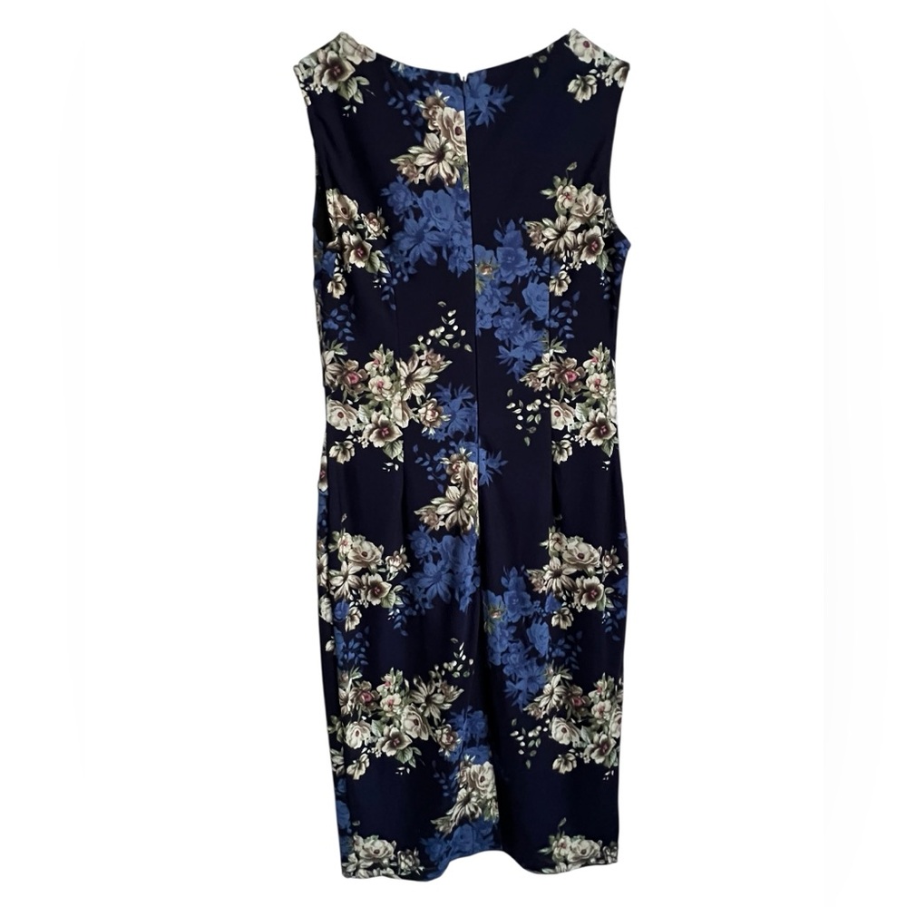 Women’s Multicolor Floral Stretchy Zip Front Top Dress - SZ: Medium - Picture 2 of 8
